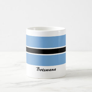 Botswana-Flaggen-Tasse Kaffeetasse