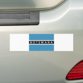 Botswana-Flaggenland schweiz Textname Autoaufkleber (Auf Auto)