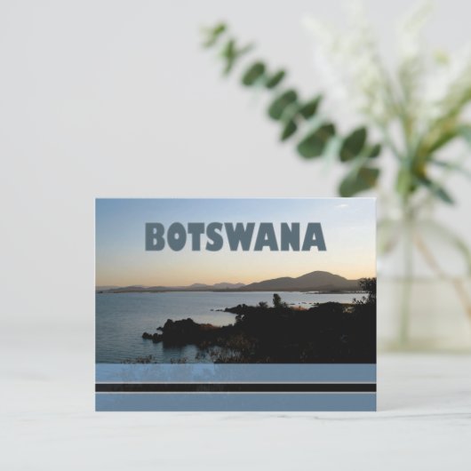 Botswana - Gaborone Dam Postcard. Postkarte (Stehend Vorderseite)