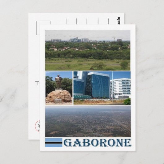 Botswana - Gaborone - Postkarte (Vorne/Hinten)