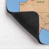 Botswana Karte Mousepad (Ecke)