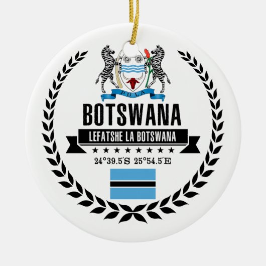 Botswana Keramikornament (Vorne)