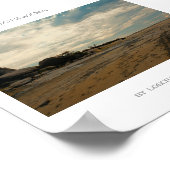 Botswana Kubu Baobab Island Reiseplaner Poster (Ecke)