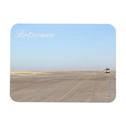 Botswana Landscape Salt Pans Savannah Magnet (Horizontal)