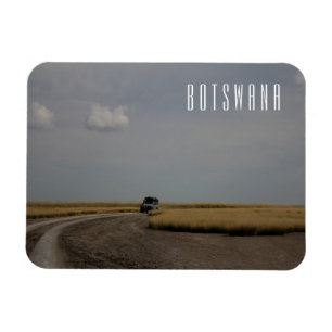 Botswana Landschaft Savannah Savanna Grass Salt Pa Magnet