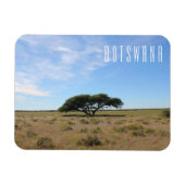 Botswana Landschaft Savannah Savanna Tree Grass Magnet (Horizontal)