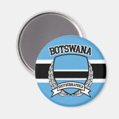 Botswana Magnet (Vorderseite/Rückseite)