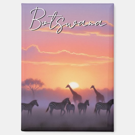 Botswana Magnet (Vorderseite)