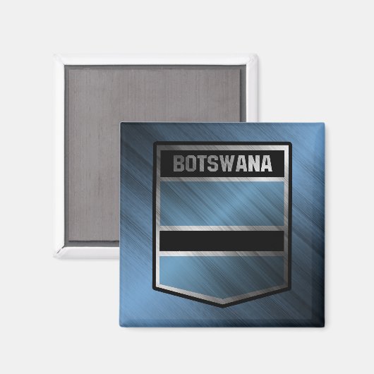 Botswana Magnet (Vorderseite/Rückseite)