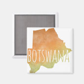 Botswana Magnet (Vorderseite/Rückseite)
