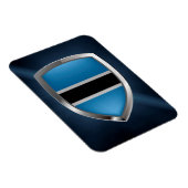 Botswana Mettalic Emblem Magnet (Rechte Seite)