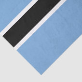Botswana Mode, Botswana-Flagge Tissue-Papier Seidenpapier (Ausschnitt)