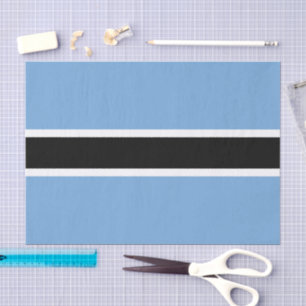 Botswana Mode, Botswana-Flagge Tissue-Papier Seidenpapier