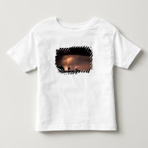 Botswana, Moremi-Wildreservat, Blitze füllen Kleinkind T-shirt
