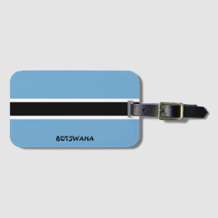 Botswana National Flag Patriotic Gepäckanhänger