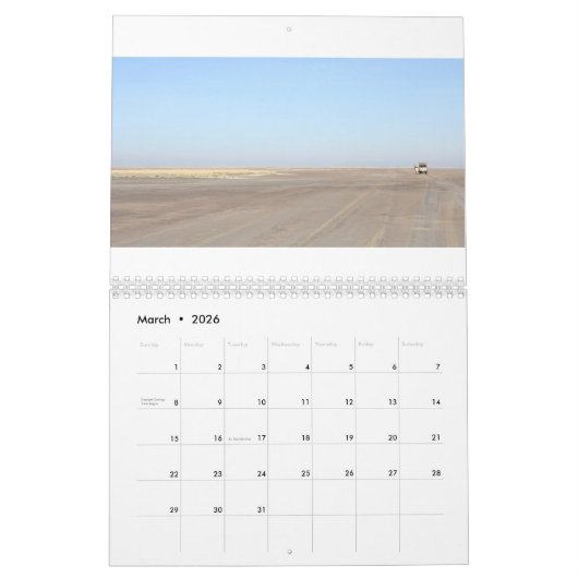 Botswana Nature Kubu Baobab Insel Makgadikgadi Kalender (Mär 2026)