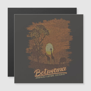 Botswana Nature Magnetkarte