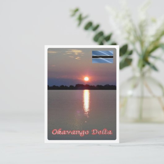 Botswana - Okavango-Delta - Postkarte (Stehend Vorderseite)