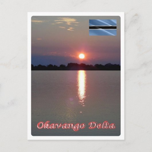 Botswana - Okavango-Delta - Postkarte (Vorderseite)