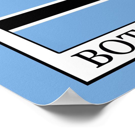 Botswana Poster (Ecke)