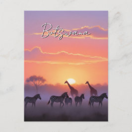 Botswana Postkarte