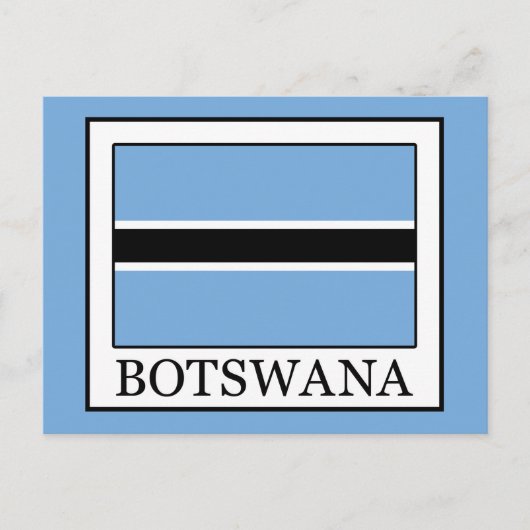 Botswana Postkarte (Vorderseite)