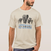 Botswana Pride Big 5 Wildlife for Botswana Fans T-Shirt (Vorderseite)