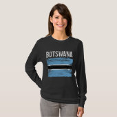 Botswana Pride Botswanan Flag Afrikanische Wurzeln T-Shirt (Vorne ganz)