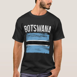 Botswana Pride Botswanan Flag Afrikanische Wurzeln T-Shirt