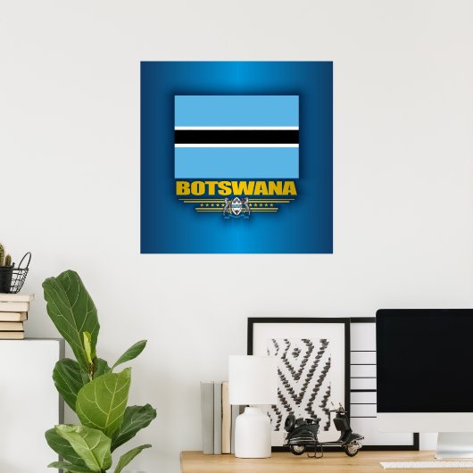 Botswana Pride Poster (Heimbüro)