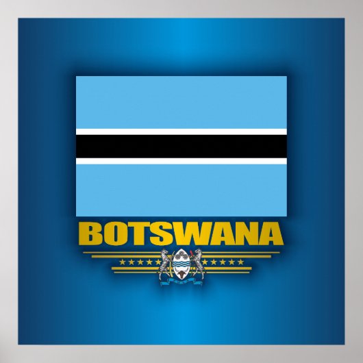 Botswana Pride Poster (Vorne)