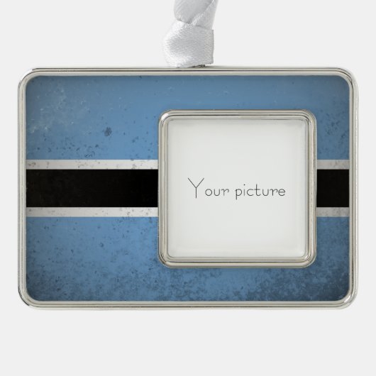 Botswana Rahmen-Ornament Silber (Vorderseite)