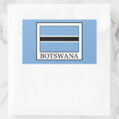 Botswana Rechteckiger Aufkleber (Tasche)
