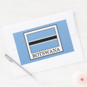Botswana Rechteckiger Aufkleber (Umschlag)