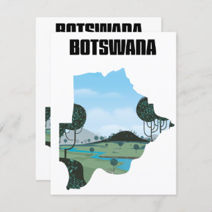 Botswana Reiseplakat