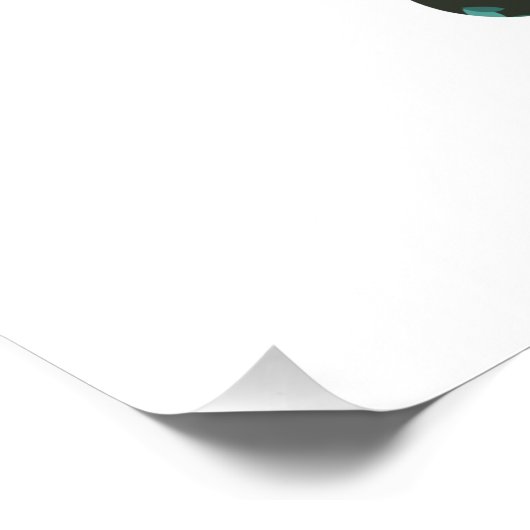 Botswana Reiseplakat Fotodruck (Ecke)