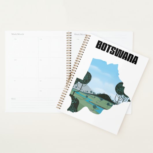 Botswana-Reiseposter Planer (Anzeige)