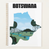 Botswana-Reiseposter Planer (Vorderseite)