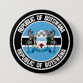 Botswana Round Emblem Button (Vorderseite)