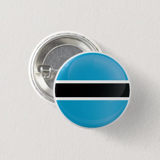 Botswana Round-Icon-Flagge Button (Vorne & Hinten)