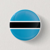Botswana Round-Icon-Flagge Button (Vorderseite)