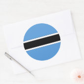 Botswana Runder Aufkleber (Umschlag)