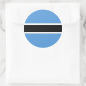 Botswana Runder Aufkleber (Tasche)