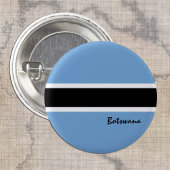 Botswana-Taste, patriotische Botswana-Flaggenmode Button