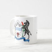 Botswana-Wappen BW Kaffeetasse (Vorderseite Links)