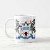 Botswana-Wappen BW Kaffeetasse (Links)