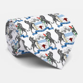 Botswana-Wappen BW Krawatte (Gerollt)