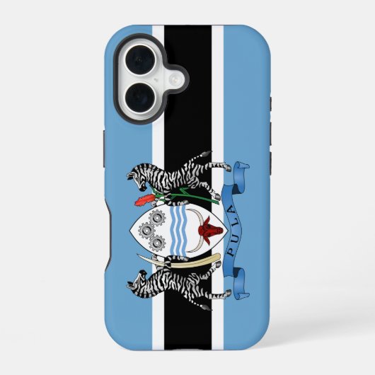 Botswana-Wappen/Flag-Case-Mate-iPhone iPhone 16 Hülle (Rückseite)