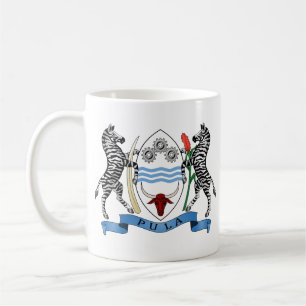 Botswana-Wappen Kaffee-Tasse Kaffeetasse