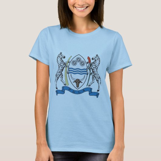 Botswana-Wappen-T - Shirt (Vorderseite)